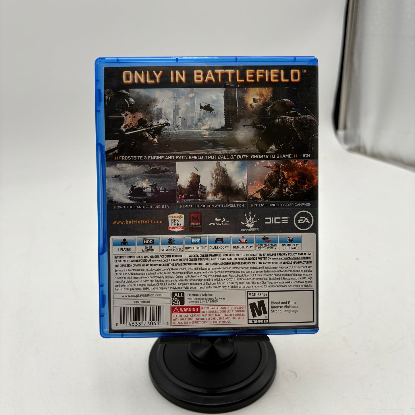 Battlefield 4 PS4 Video Game Used With Box CIB
