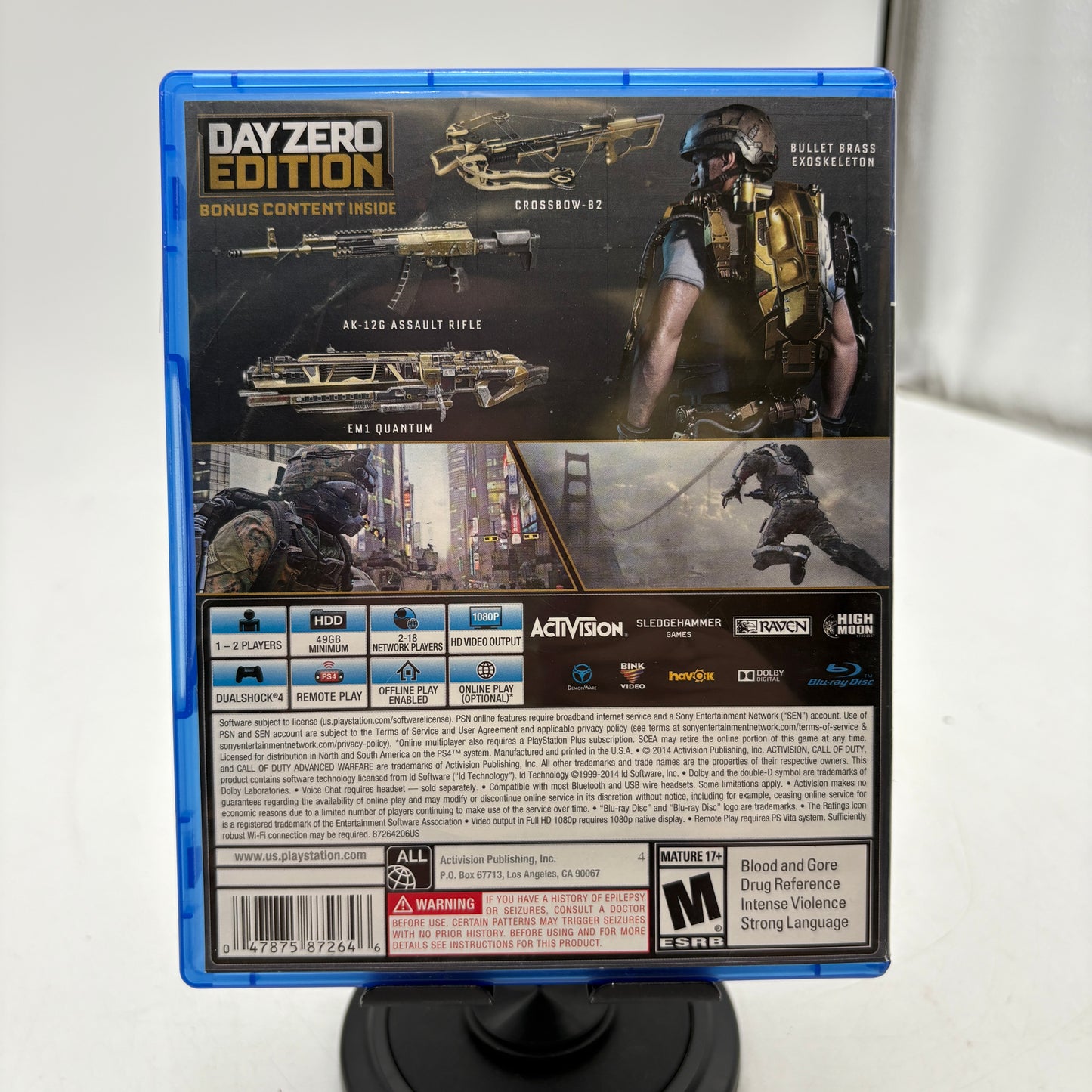 Call of Duty: Advanced Warfare Day Zero Edition for PS4 - Used With Box