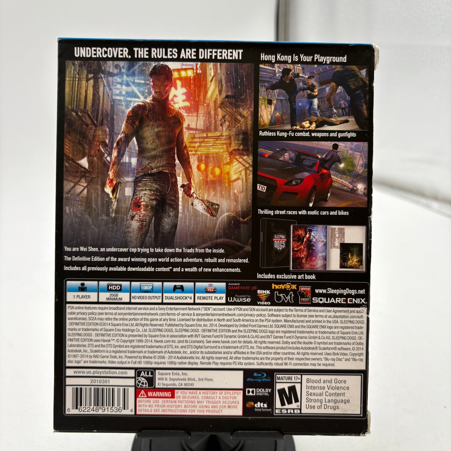 Sleeping Dogs: Definitive Edition [Limited Edition] for PS4 CIB