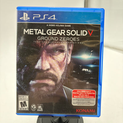 Metal Gear Solid V: Ground Zeroes Playstation 4 CIB