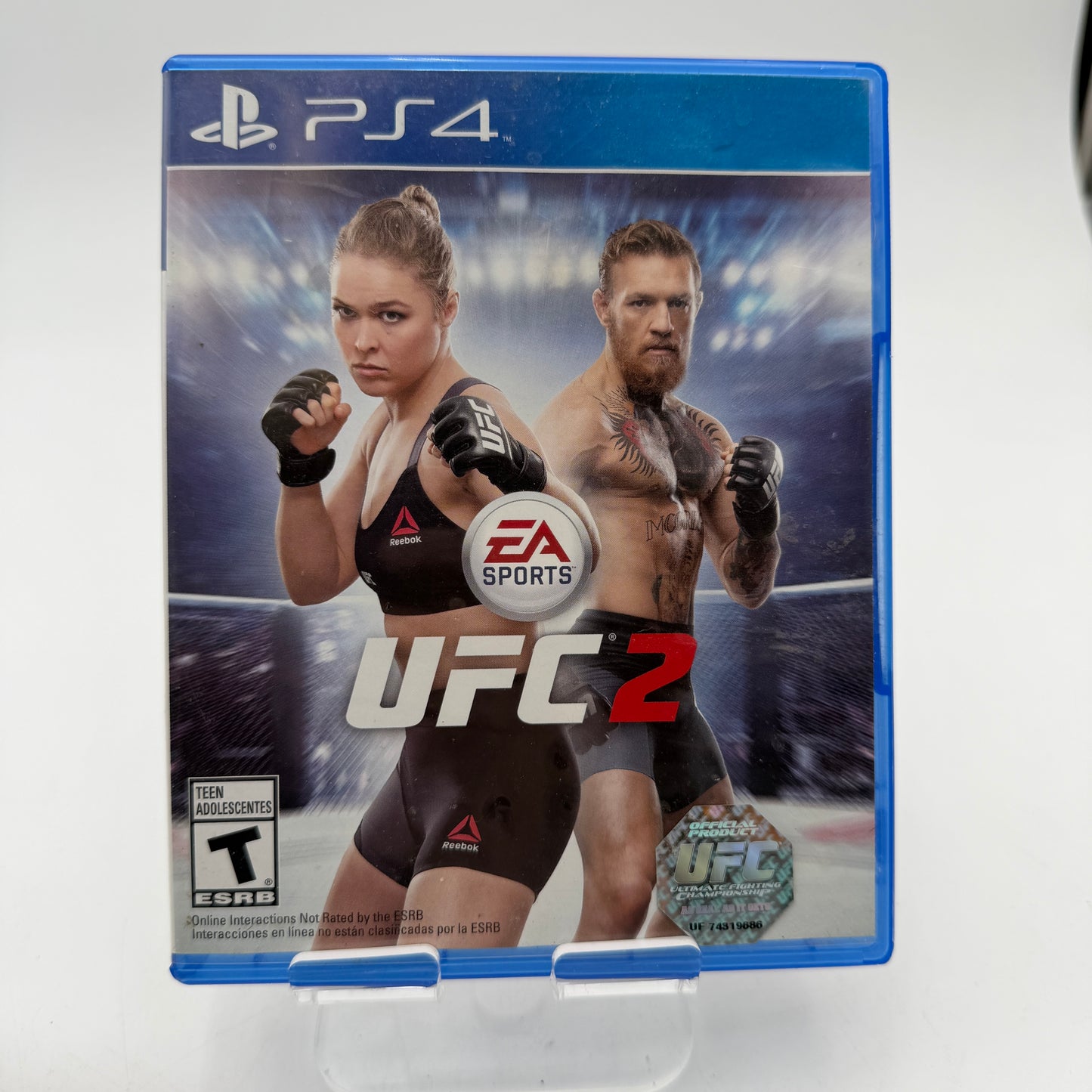 Playstation 4 UFC 2 Game With Box Light Scratches
