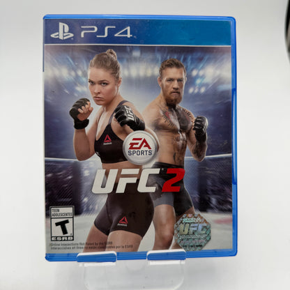Playstation 4 UFC 2 Game With Box Light Scratches