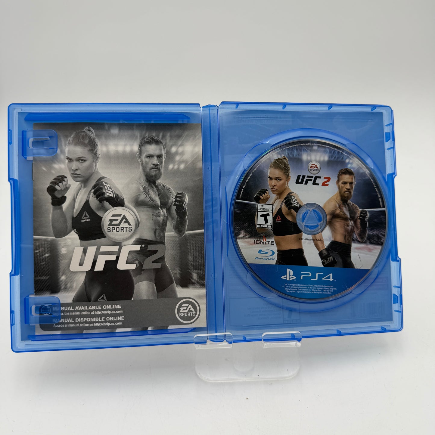 Playstation 4 UFC 2 Game With Box Light Scratches