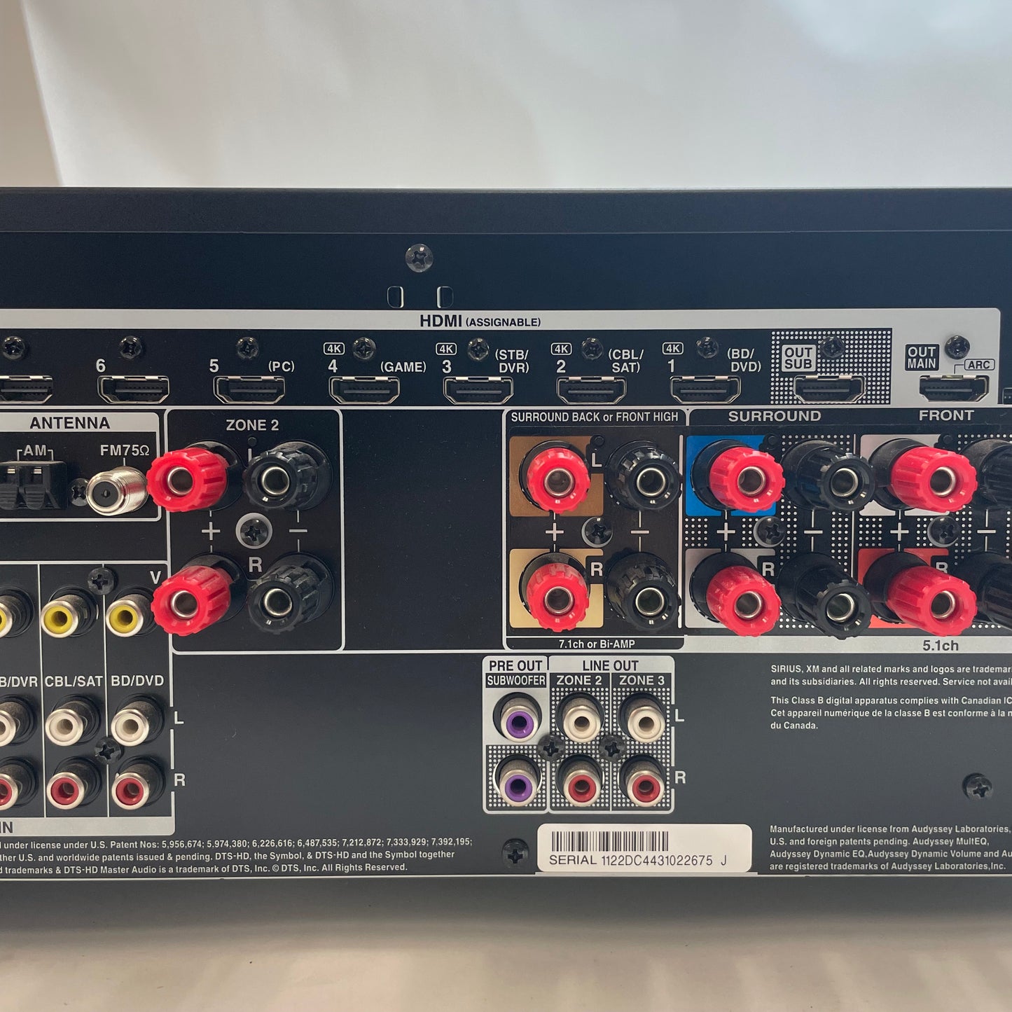 Onkyo TX-NR727 7.2 Channel Network AV Receiver