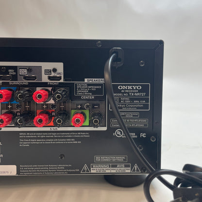 Onkyo TX-NR727 7.2 Channel Network AV Receiver
