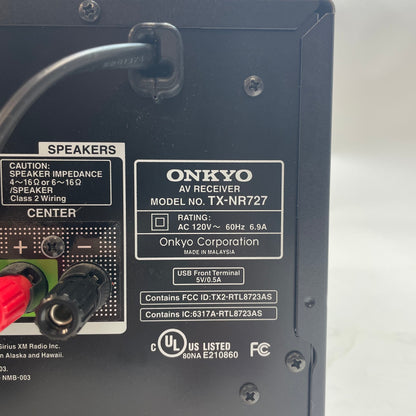 Onkyo TX-NR727 7.2 Channel Network AV Receiver