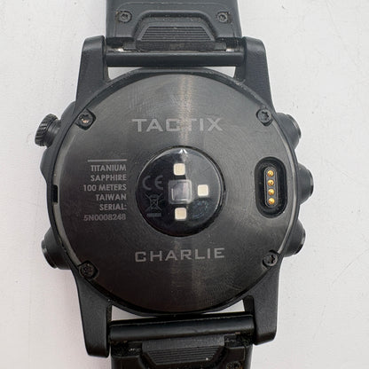 Garmin Tactix Charlie GPS Smart Watch Titanium Sapphire