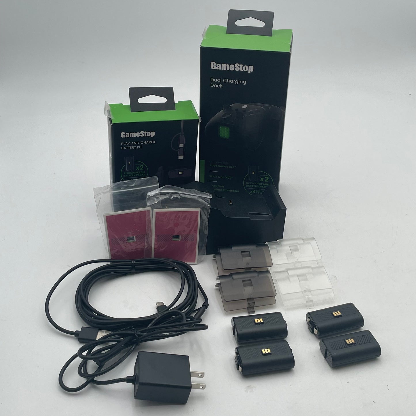 GameStop Dual Charging Dock & Rechargeable Battery Packs Kit