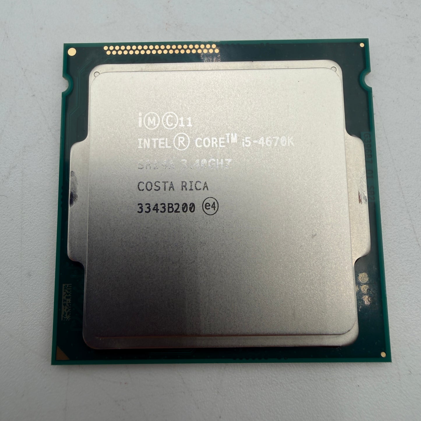 Used Intel i5-4670K Processor