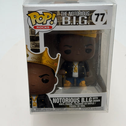 Funko Pop! Rocks Notorious B.I.G. with Crown #77 Vinyl Figure New In Box