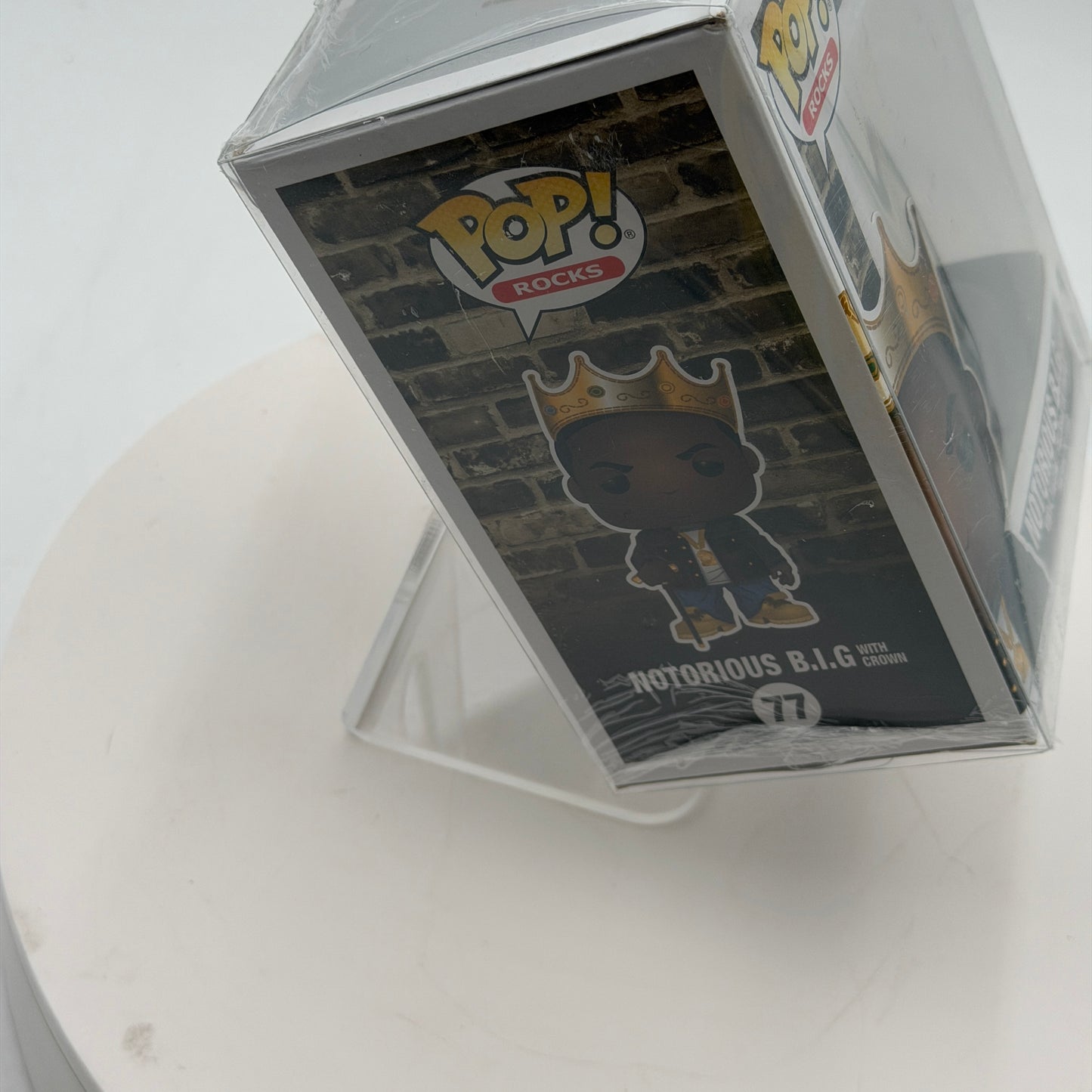 Funko Pop! Rocks Notorious B.I.G. with Crown #77 Vinyl Figure New In Box