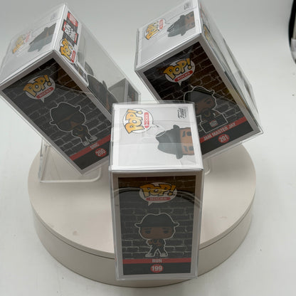 Funko Pop! Rocks Run-DMC Complete Set 199, 200, 201 New In Box