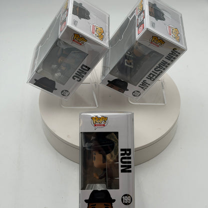 Funko Pop! Rocks Run-DMC Complete Set 199, 200, 201 New In Box