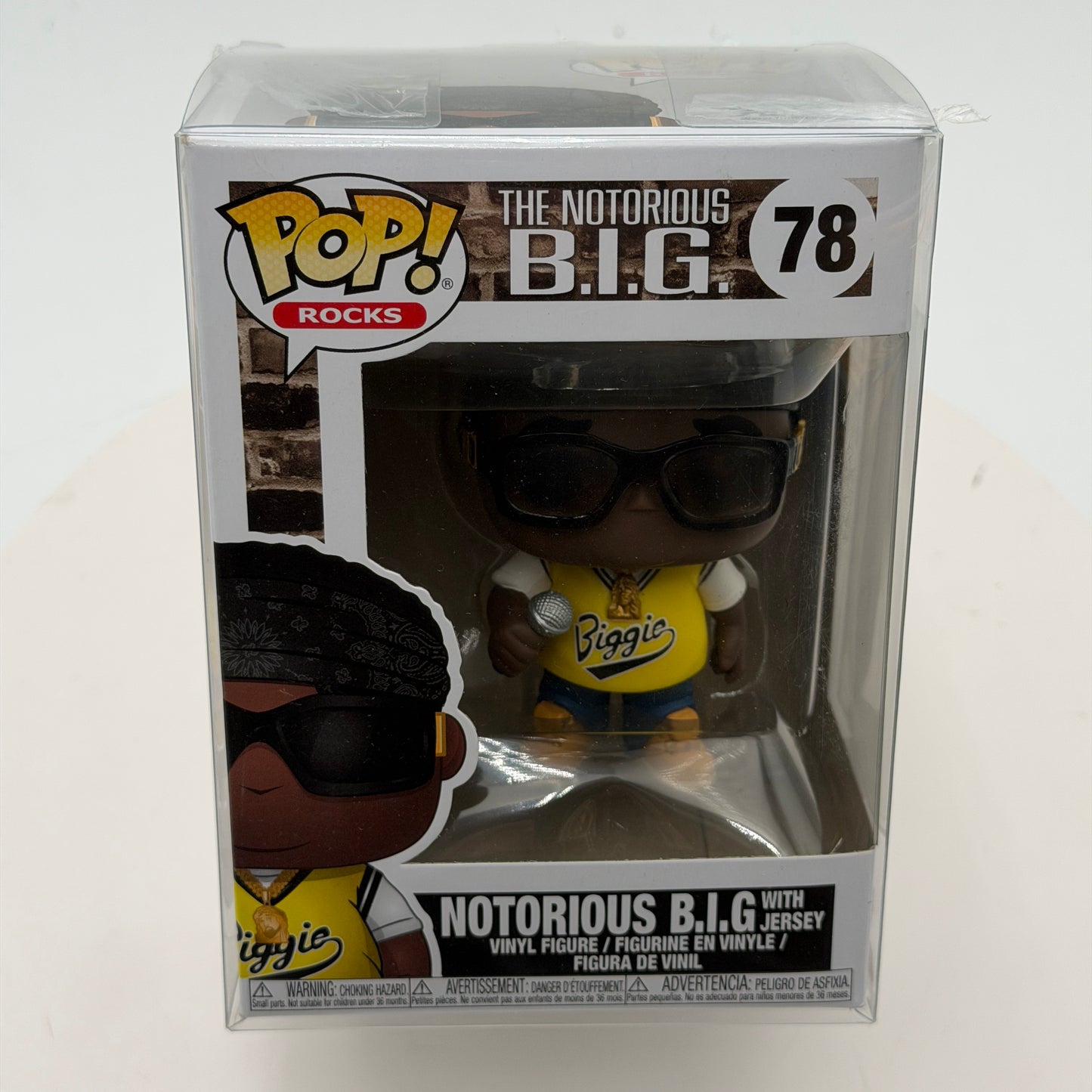 Funko Pop! Rocks The Notorious B.I.G. with Jersey #78 Black Collectible Figure