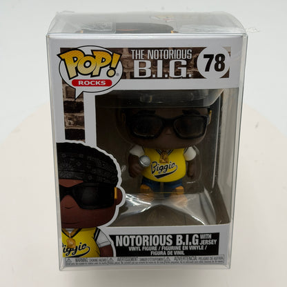 Funko Pop! Rocks The Notorious B.I.G. with Jersey #78 Black Collectible Figure