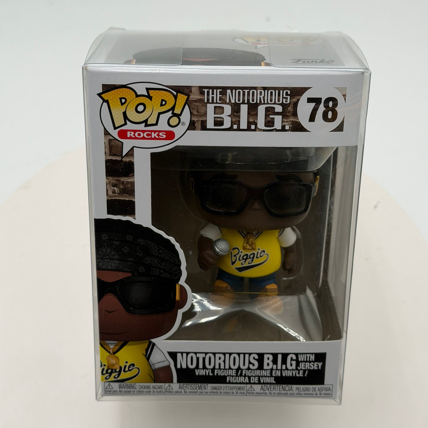 Funko Pop! Rocks The Notorious B.I.G. with Jersey #78 Black Collectible Figure