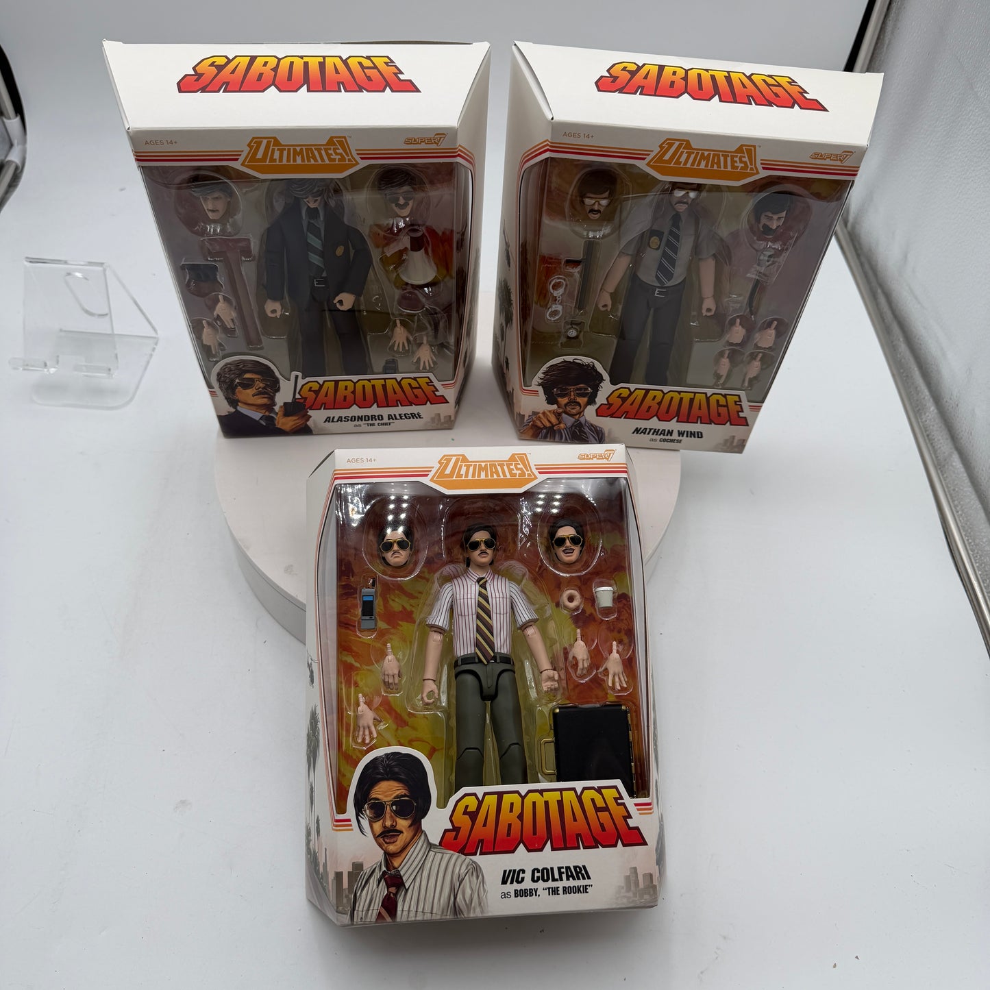 Super7 Beastie Boys Ultimates Sabotage Action Figure Complete Set of 3
