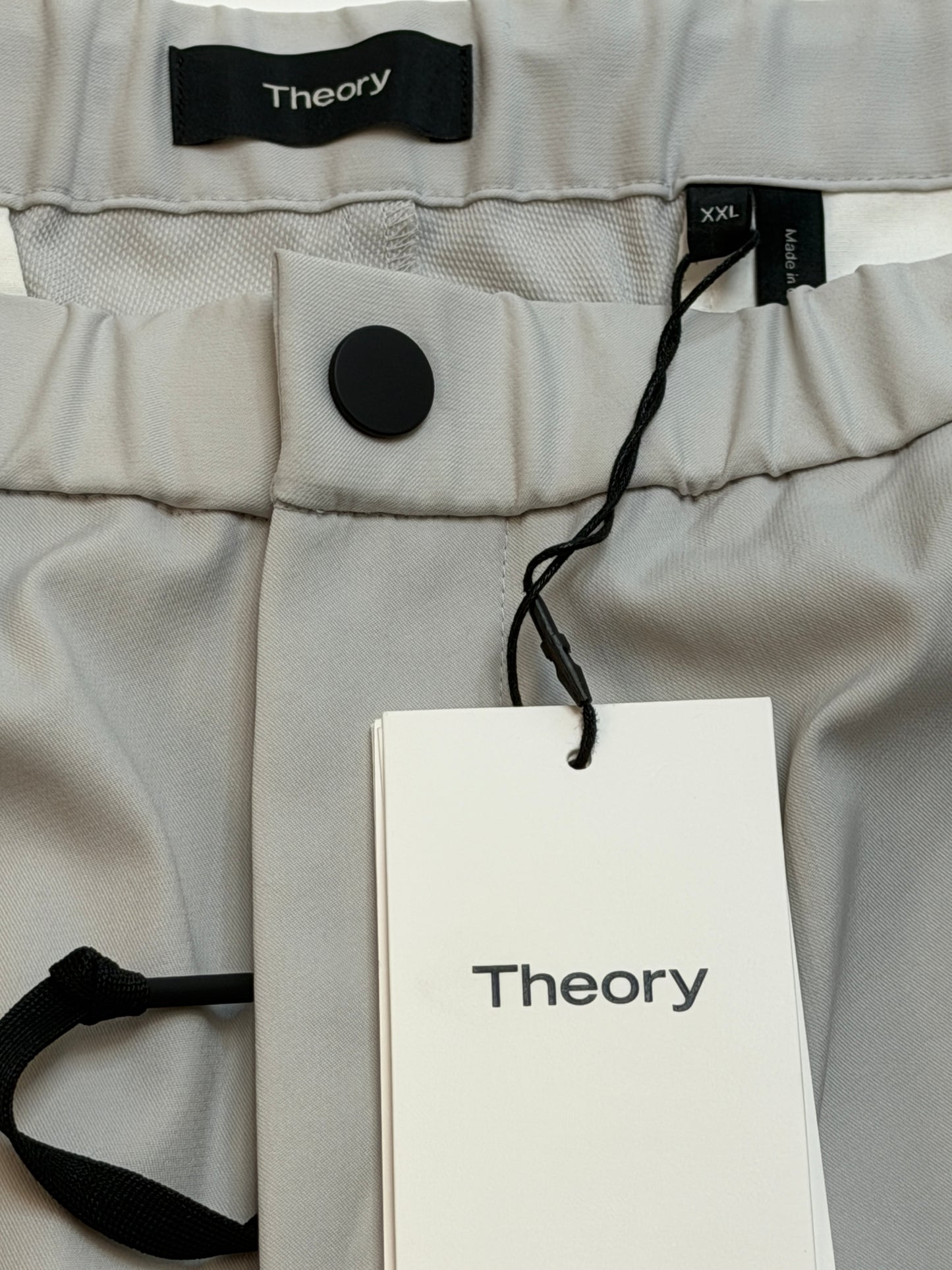 Theory Men's Terrance ZH Vapor Neoteric Pants XXL Gray New With Tags