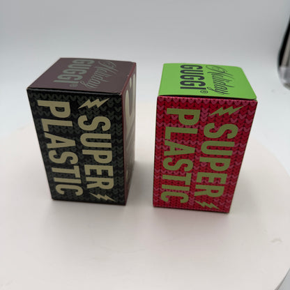 Super Plastic Holiday Guggi 3.5" Guggimon Vinyl Art Toy Figure Sealed Lot of 2