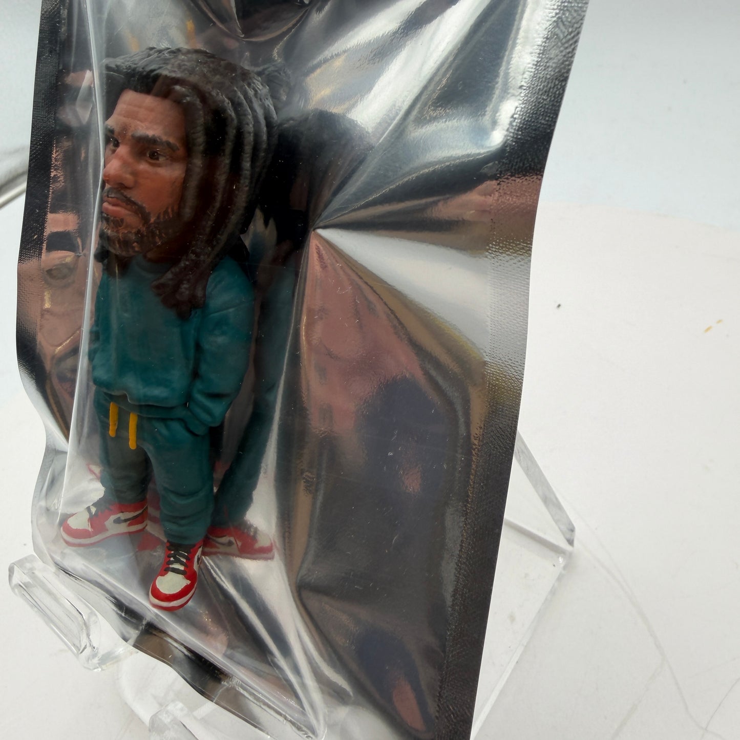 J.Cole x Plastic Cell Miniature Statue Cell 010 Black Collectible New