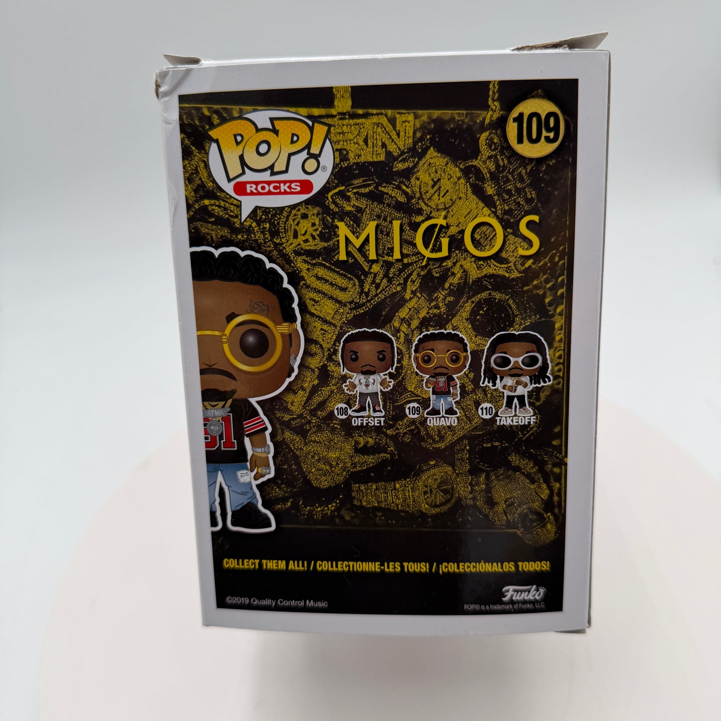 Funko Pop! Rocks: Migos Set Quavo Offset Takeoff 108 109 110