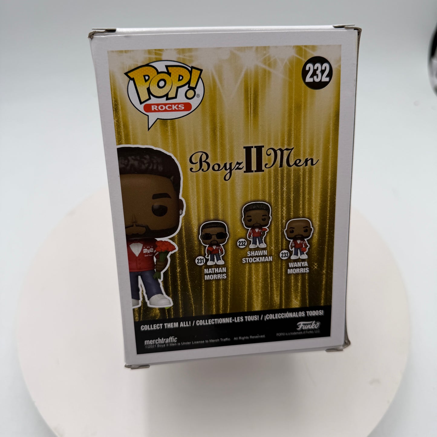 Funko Pop! Rocks Boyz II Men Set Wanya Morris Nathan Morris Shawn Stockman