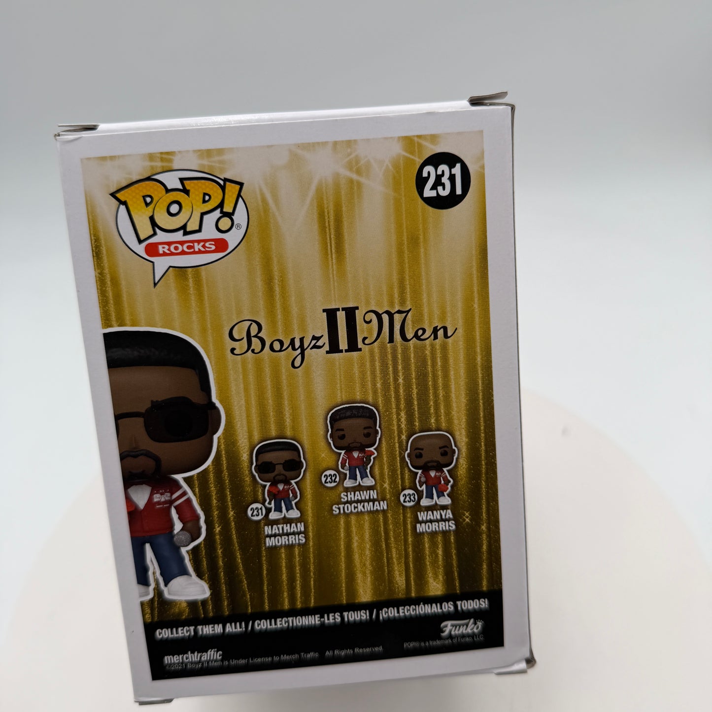 Funko Pop! Rocks Boyz II Men Set Wanya Morris Nathan Morris Shawn Stockman