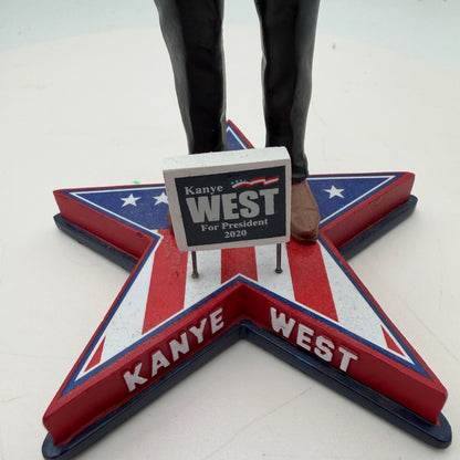 Bobble Head Hall of Fame Kanye West 2020 Presidential Candidate Bobblehead