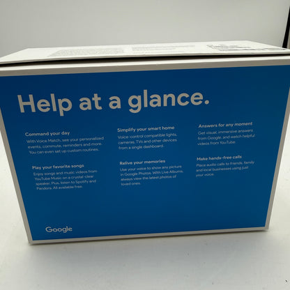 Google Home Hub Smart Display with box