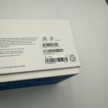 Google Home Hub Smart Display with box