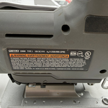 Porter Cable 18V Cordless Jigsaw With Box TOOL ONLY