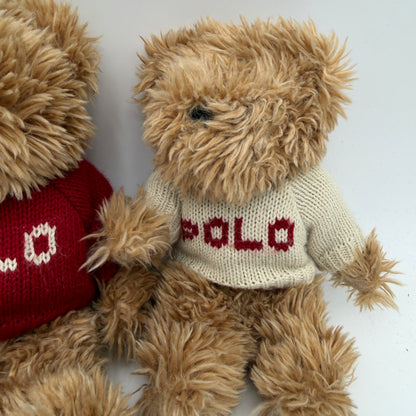 Polo Ralph Lauren Polo Bear Plush Knit Sweater 3 Pack Brown Collectible