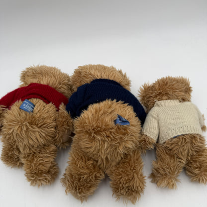 Polo Ralph Lauren Polo Bear Plush Knit Sweater 3 Pack Brown Collectible
