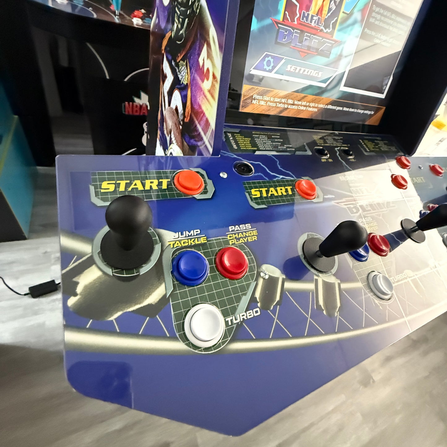 Arcade1UP NFL Blitz Video Game System with Box