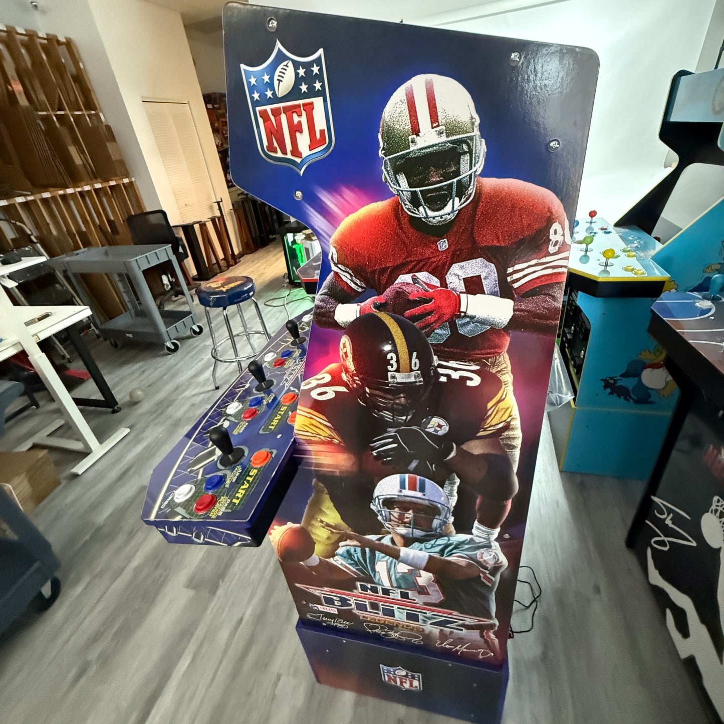 Arcade1UP NFL Blitz Video Game System with Box