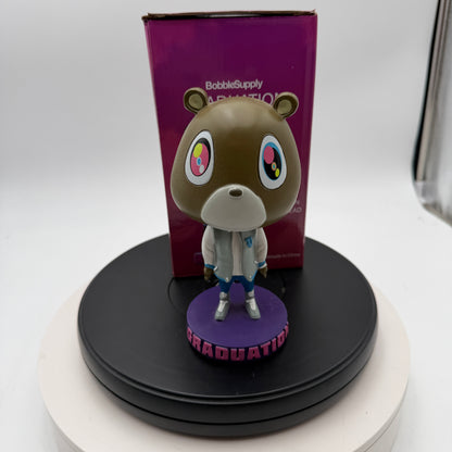 Kanye West Graduation Bear Bobblehead - Yeezy YE Collectible with Box