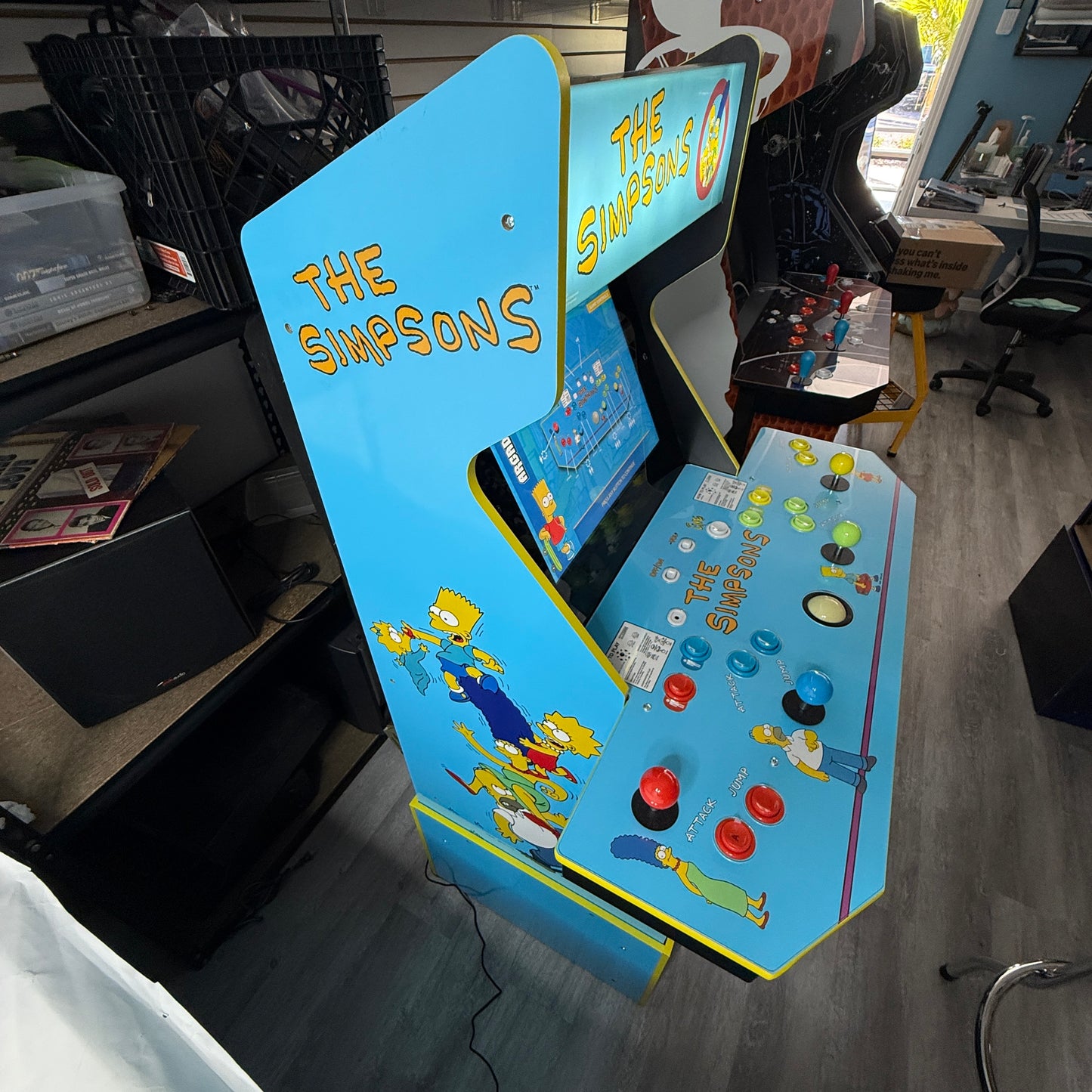 Arcade1UP The Simpsons Arcade With Stool