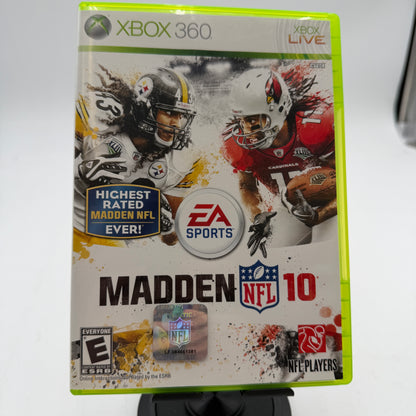 Madden NFL 10 Xbox 360 Video Game Complete in Box