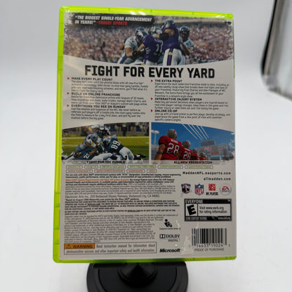 Madden NFL 10 Xbox 360 Video Game Complete in Box
