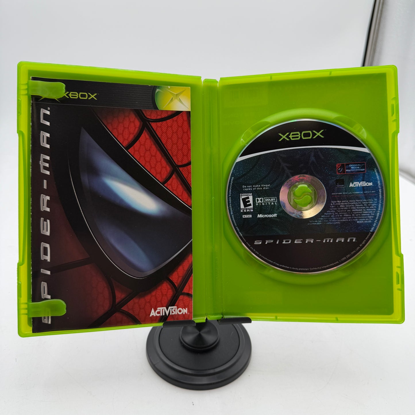 Microsoft Xbox Spider-Man Video Game Complete in Box