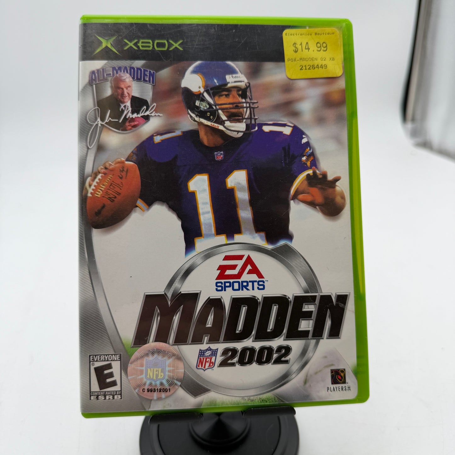 Madden 2002 Xbox 360 Video Game Complete in Box