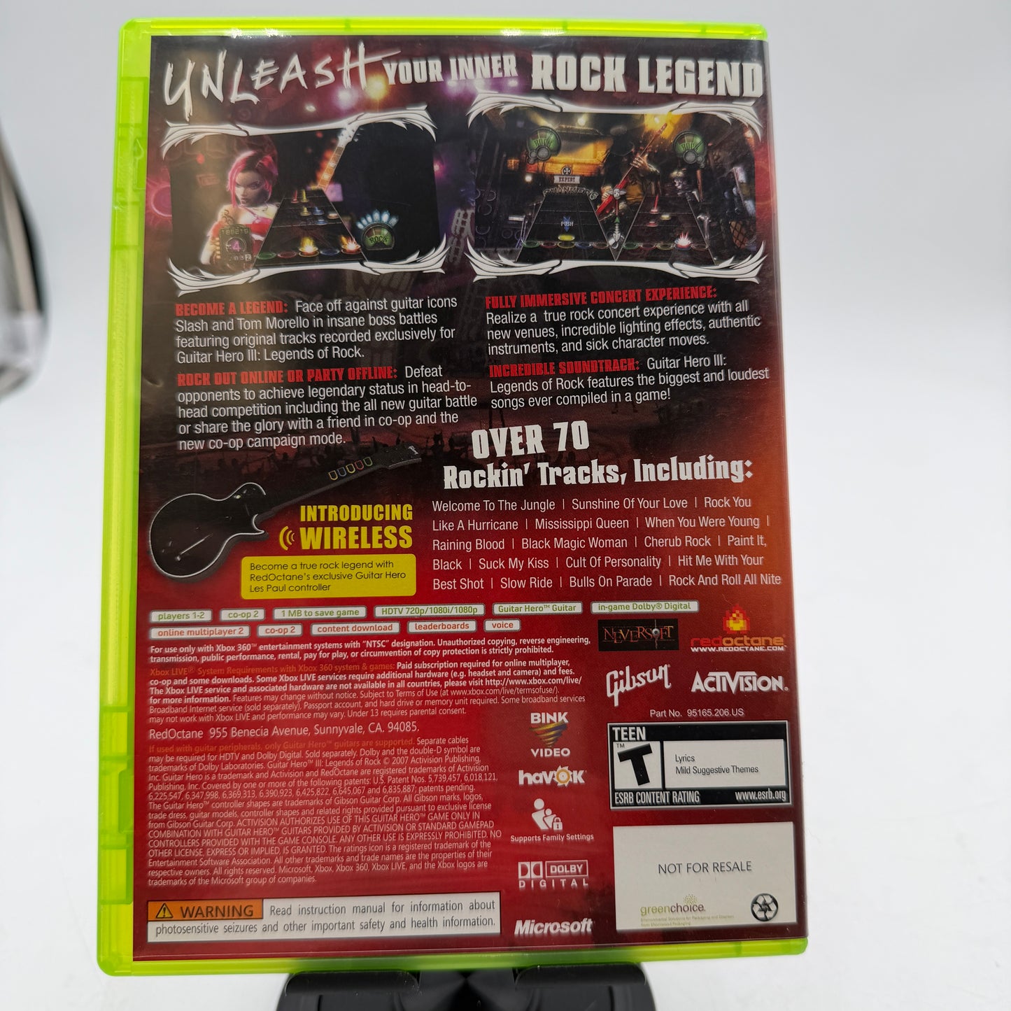 Guitar Hero III: Legends of Rock PAL Xbox 360 Complete in Box