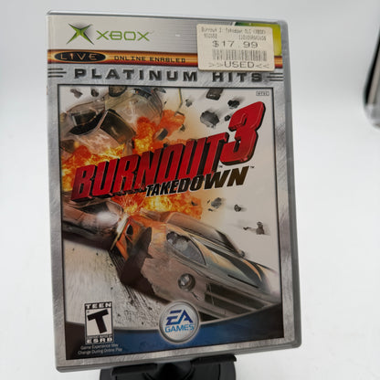 Burnout 3 Takedown for Xbox - Used With Box