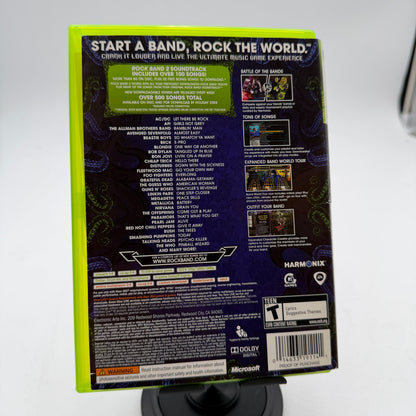 Xbox 360 Rock Band 2 With Box Manual