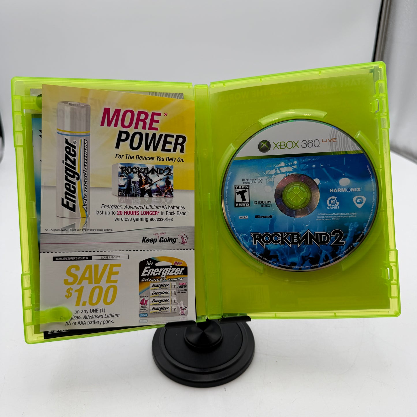 Xbox 360 Rock Band 2 With Box Manual