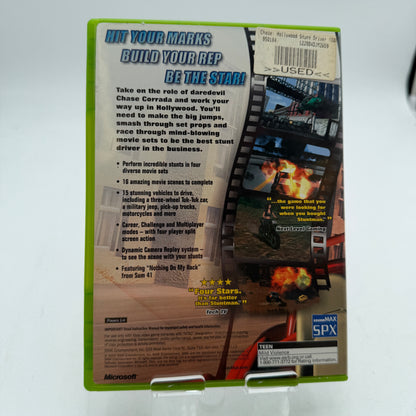 Xbox Chase: Hollywood Stunt Driver Used With Box Manual