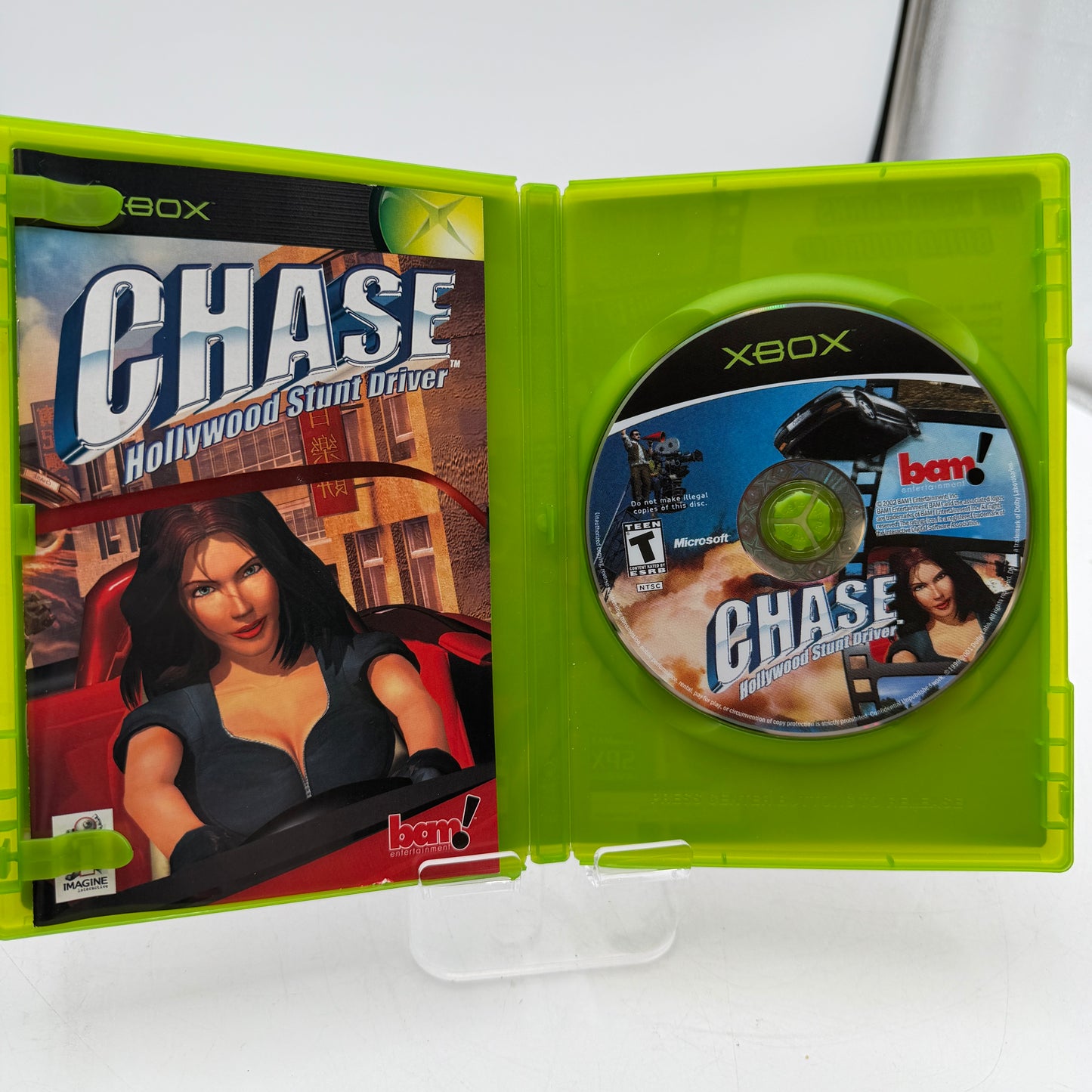 Xbox Chase: Hollywood Stunt Driver Used With Box Manual
