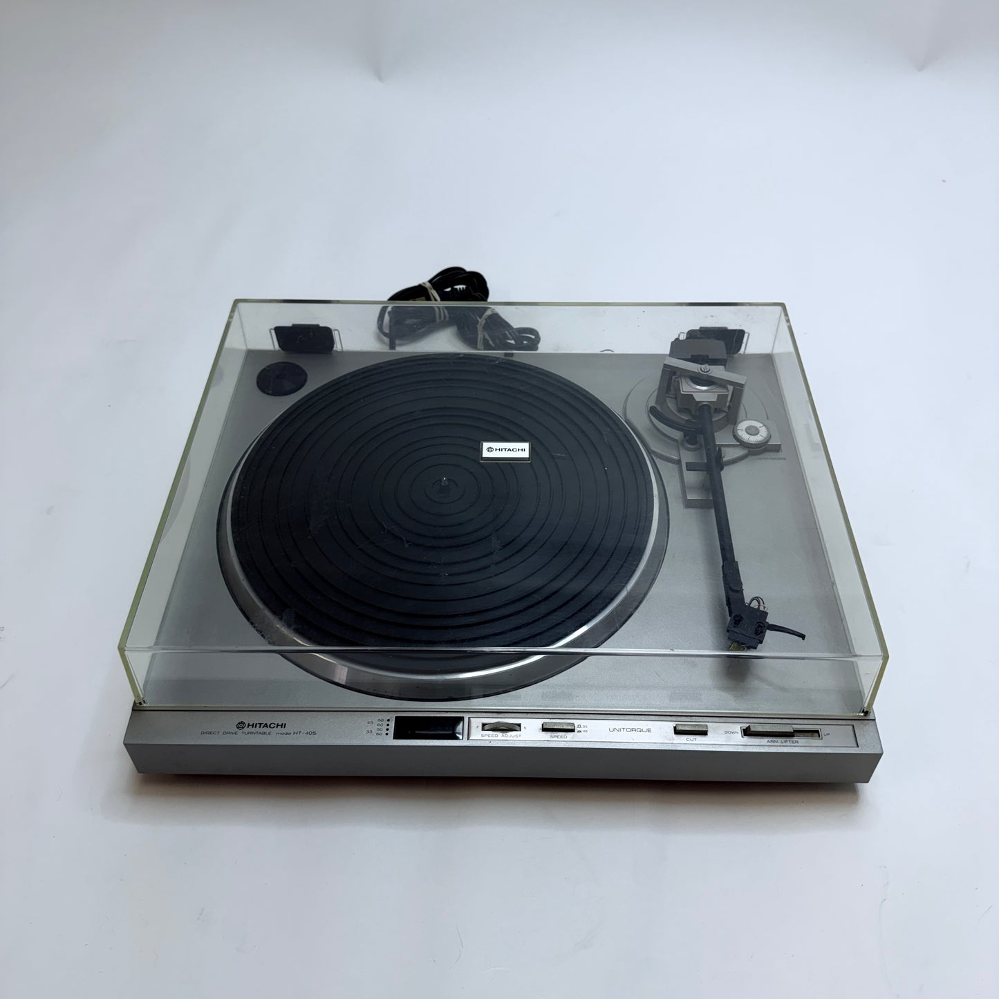 Hitachi HT-40S Direct Drive Turntable Record Player Tested