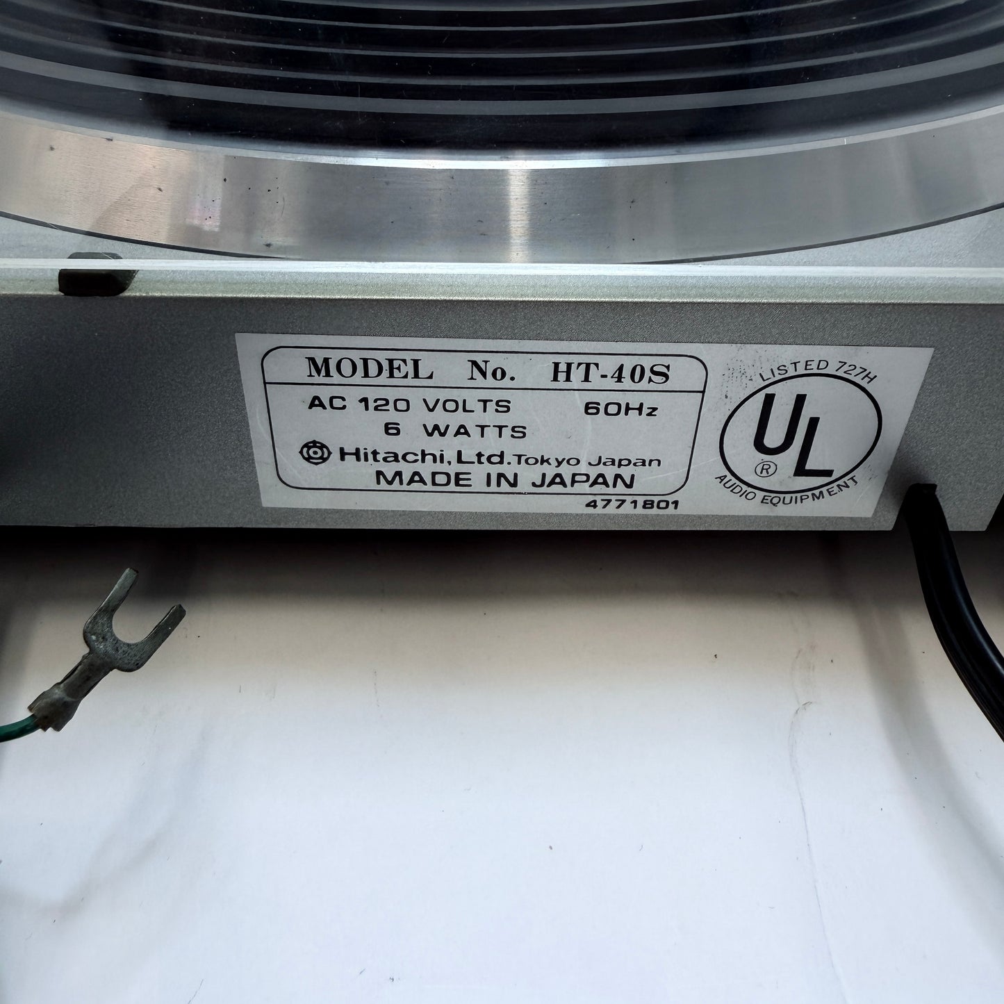 Hitachi HT-40S Direct Drive Turntable Record Player Tested
