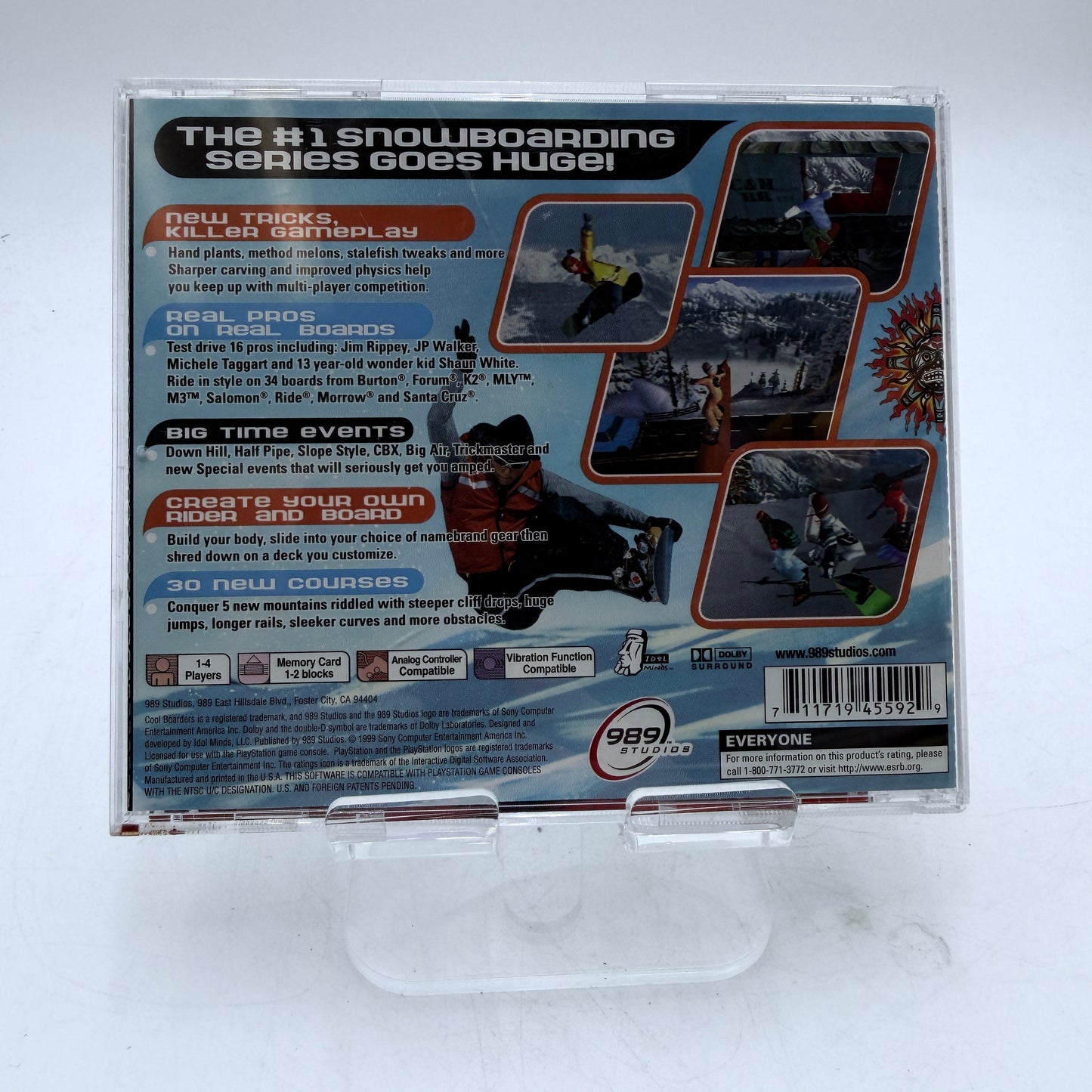 Cool Boarders 4 PlayStation Video Game Complete in Box